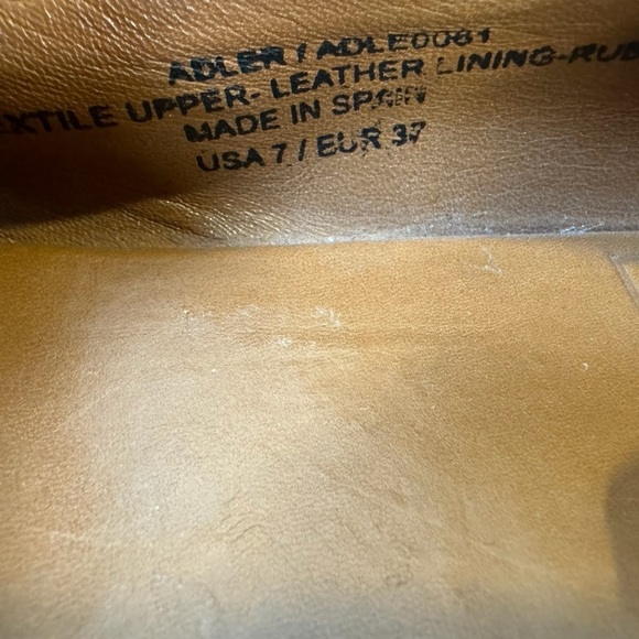 Hunter Adler Blue and White Striped Slip On Espadrilles Flats Womens Size 7 - Picture 2 of 10